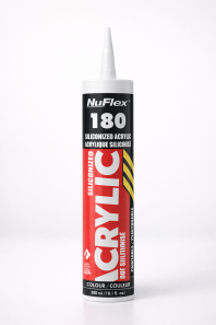 Nuco NuFlex 180 Siliconized Acrylic Sealant White 300ml